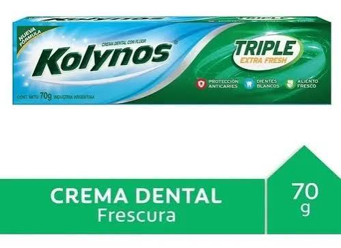 DENTIFRICO KOLYNOS EXTRA FRESH 70gr (comprando 3 o más y pago efectivo prec